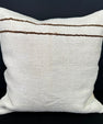 Turkish Hemp Pillow Cushion Natural Beige Brown Cushion Cover 20x20 #30633