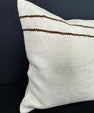 Turkish Hemp Pillow Cushion Natural Beige Brown Cushion Cover 20x20 #30633
