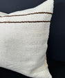 Turkish Hemp Pillow Cushion Natural Beige Brown Cushion Cover 20x20 #30633