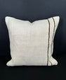 Turkish Hemp Pillow Cushion Natural Beige Brown Cushion Cover 20x20 #30633