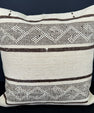 Turkish Hemp Pillow Cushion Natural Beige Brown Cushion Cover 20x20 #30545