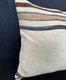 Turkish Hemp Pillow Cushion Natural Beige Brown Cushion Cover 20x20 #30582
