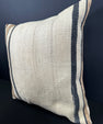 Turkish Hemp Pillow Cushion Natural Beige Brown Cushion Cover 20x20 #30582