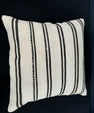 Turkish Hemp Pillow Cushion Natural Beige Black Cushion Cover 20x20 #30632