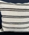 Turkish Hemp Pillow Cushion Natural Beige Black Cushion Cover 20x20 #30632