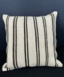 Turkish Hemp Pillow Cushion Natural Beige Black Cushion Cover 20x20 #30632