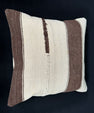 Turkish Hemp Pillow Cushion Natural Beige Brown Cushion Cover 20x20 #30549