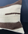 Turkish Hemp Pillow Cushion Natural Beige Brown Cushion Cover 20x20 #30549