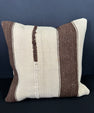 Turkish Hemp Pillow Cushion Natural Beige Brown Cushion Cover 20x20 #30549