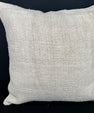Turkish Hemp Pillow Cushion Natural Beige Cushion Cover 20x20 #30548