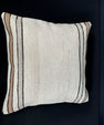 Turkish Hemp Pillow Cushion Natural Beige Brown Cushion Cover 20x20 #30544