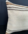 Turkish Hemp Pillow Cushion Natural Beige Brown Cushion Cover 20x20 #30544