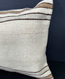 Turkish Hemp Pillow Cushion Natural Beige Brown Cushion Cover 20x20 #30544
