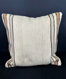 Turkish Hemp Pillow Cushion Natural Beige Brown Cushion Cover 20x20 #30544