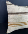 Turkish Hemp Pillow Cushion Natural Beige Yellow Cushion Cover 20x20 #30542