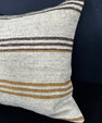 Turkish Hemp Pillow Cushion Natural Beige Yellow Cushion Cover 20x20 #30542