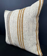Turkish Hemp Pillow Cushion Natural Beige Yellow Cushion Cover 20x20 #30542