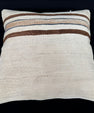 Turkish Hemp Pillow Cushion Natural Beige Brown Cushion Cover 20x20 #30547