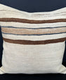 Turkish Hemp Pillow Cushion Natural Beige Brown Cushion Cover 20x20 #30547