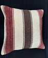 Turkish Hemp Pillow Cushion Natural Beige Red Cushion Cover 20x20 #30541