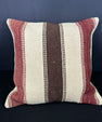 Turkish Hemp Pillow Cushion Natural Beige Red Cushion Cover 20x20 #30541