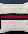 Turkish Hemp Pillow Cushion Natural Beige Black Cushion Cover 20x20 #30540