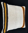 Turkish Hemp Pillow Cushion Natural Beige Black Cushion Cover 20x20 #30535