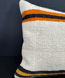 Turkish Hemp Pillow Cushion Natural Beige Black Cushion Cover 20x20 #30535