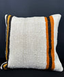 Turkish Hemp Pillow Cushion Natural Beige Black Cushion Cover 20x20 #30535