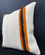 Turkish Hemp Pillow Cushion Natural Beige Black Cushion Cover 20x20 #30535