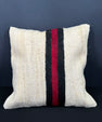 Turkish Hemp Pillow Cushion Natural Beige Black Cushion Cover 20x20 #30580