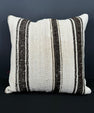 Turkish Hemp Pillow Cushion Natural Beige Black Cushion Cover 20x20 #30667