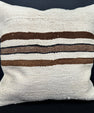 Turkish Hemp Pillow Cushion Natural Beige Brown Cushion Cover 20x20 #30583