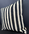 Turkish Hemp Pillow Cushion Natural Beige Black Cushion Cover 20x20 #30662