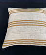 Turkish Hemp Pillow Cushion Natural Beige Yellow Cushion Cover 20x20 #30661