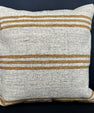 Turkish Hemp Pillow Cushion Natural Beige Yellow Cushion Cover 20x20 #30661