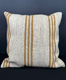 Turkish Hemp Pillow Cushion Natural Beige Yellow Cushion Cover 20x20 #30661