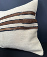 Turkish Hemp Pillow Cushion Natural Beige Brown Cushion Cover 20x20 #30660