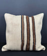 Turkish Hemp Pillow Cushion Natural Beige Brown Cushion Cover 20x20 #30660