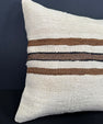 Turkish Hemp Pillow Cushion Natural Beige Brown Cushion Cover 20x20 #30663