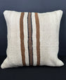 Turkish Hemp Pillow Cushion Natural Beige Brown Cushion Cover 20x20 #30663