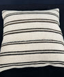 Turkish Hemp Pillow Cushion Natural Beige Black Cushion Cover 20x20 #30666