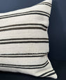 Turkish Hemp Pillow Cushion Natural Beige Black Cushion Cover 20x20 #30666