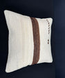 Turkish Hemp Pillow Cushion Natural Beige Brown Cushion Cover 20x20 #30546