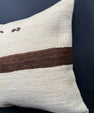 Turkish Hemp Pillow Cushion Natural Beige Brown Cushion Cover 20x20 #30546