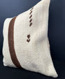 Turkish Hemp Pillow Cushion Natural Beige Brown Cushion Cover 20x20 #30546