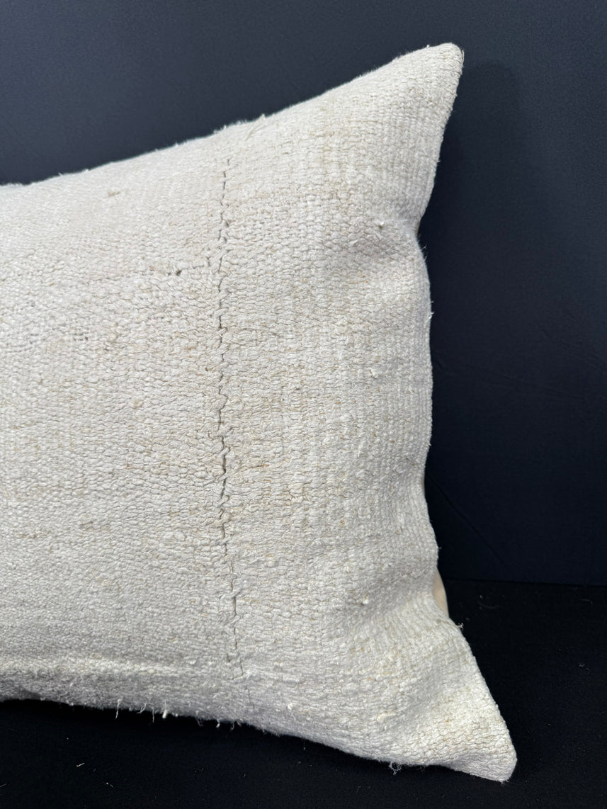Turkish Hemp Pillow Cushion Natural Beige Cushion Cover 20x20 #30636