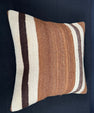 Turkish Hemp Pillow Cushion Natural Beige Brown Cushion Cover 20x20 #30605