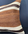 Turkish Hemp Pillow Cushion Natural Beige Brown Cushion Cover 20x20 #30605