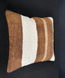 Turkish Hemp Pillow Cushion Natural Beige Brown Cushion Cover 20x20 #30604